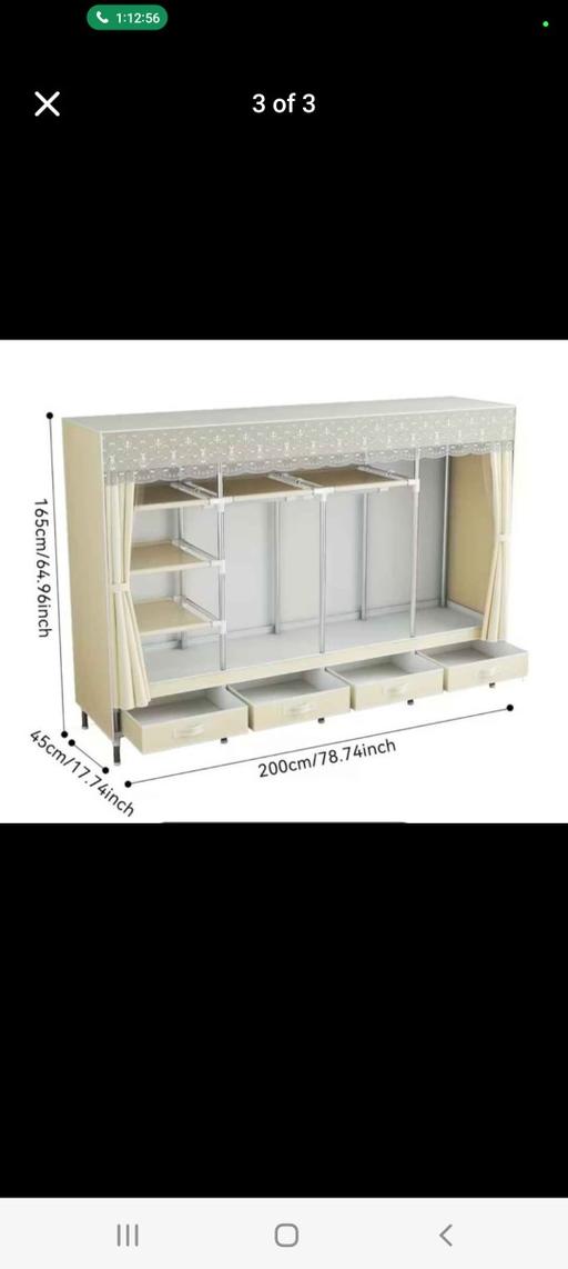 Buy & Sell Welwyn Garden City Welwyn Hatfield - Photos for beautiful brand new canvas wardrobe