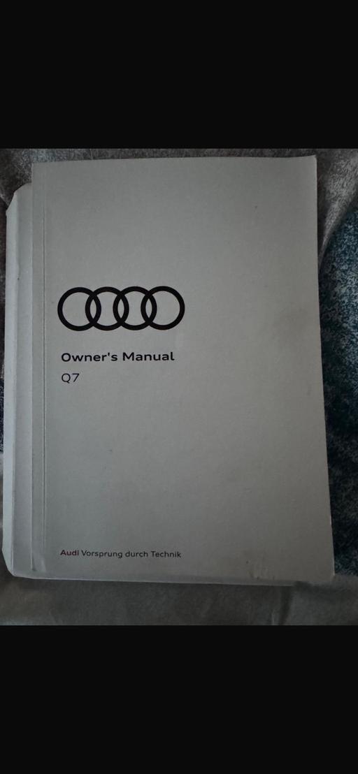 Vehicles Cwmfelinfach Caerphilly - Wales - Photos for Audi Q7 2020 onwards owners manual
