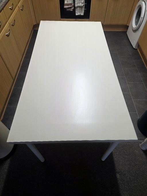 Buy & Sell Netherthorpe Sheffield - Photos for IKEA LINNMON Table with ADILS Legs – White