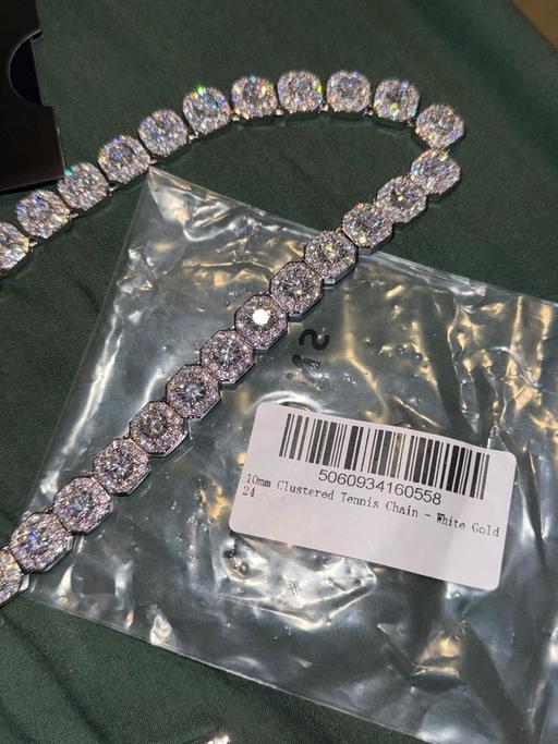 Buy & Sell Wapping East London - Photos for Men’s tennis chain and bracelet jewellery