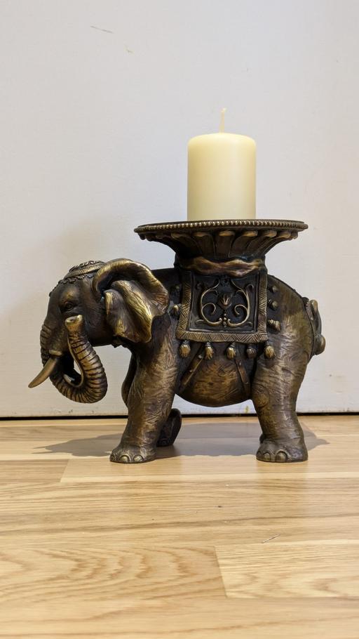 Buy & Sell Walworth South East London - Photos for Resin Elephant Candle Holder