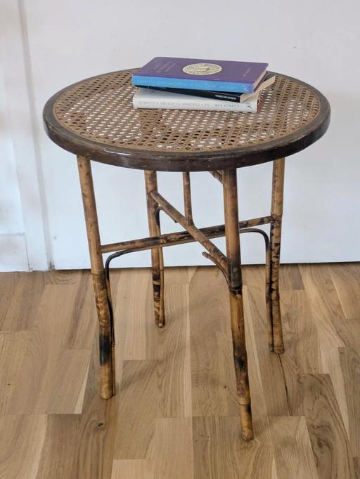 Buy & Sell Walworth South East London - Photos for Bamboo And Rattan Side Table Plant Stand Fold