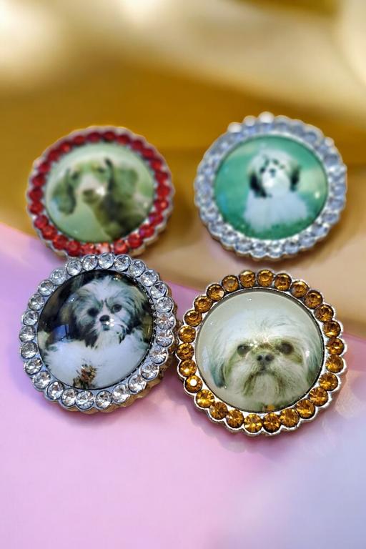 Buy & Sell Rassau Blaenau Gwent - Photos for Rhinestone clip brooch pet dog, choice of 4