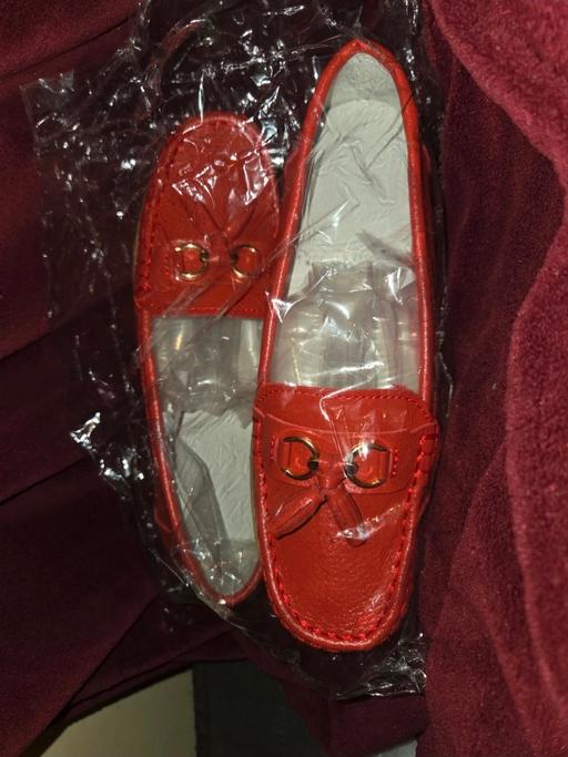 Buy & Sell Godiva Trading Estate Coventry - Photos for orange leather loafers with a chain link deta