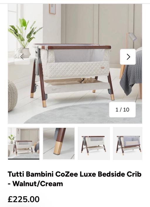 Buy & Sell White City West London - Photos for Tutti Bambini CoZee bedside crib baby bed