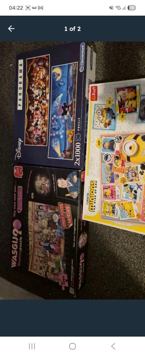 Buy & Sell Longton Stoke-on-Trent - Photos for 3 jigsaw all boxed