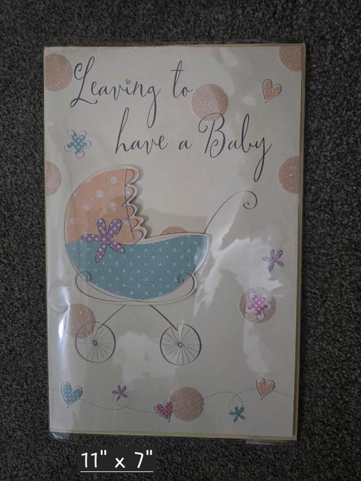 Buy & Sell Rowley Regis Sandwell - Photos for Leaving to have a Baby card