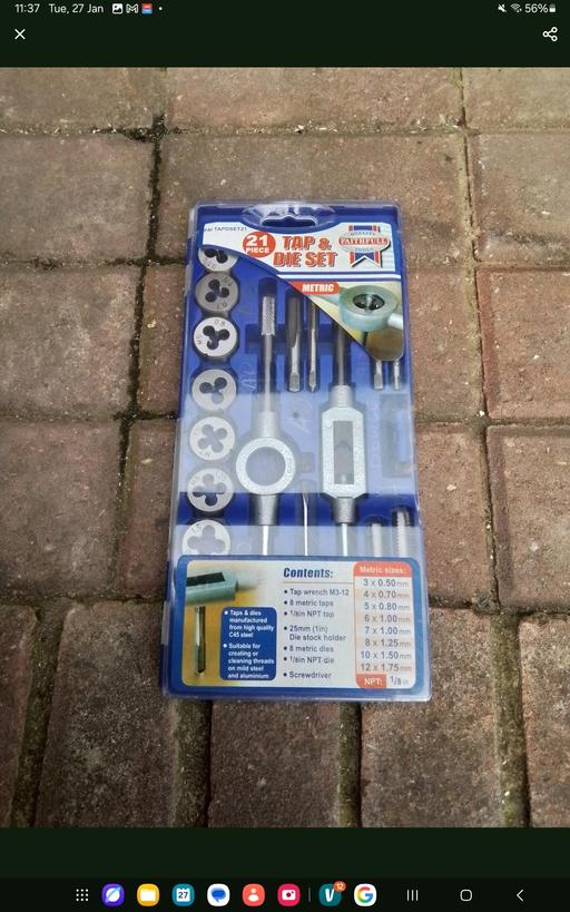 Buy & Sell Allhallows Medway - Kent - Photos for Tap & die set