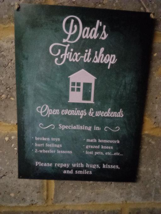 Buy & Sell Leagrave Luton - Photos for Dad Metal Sign(LU33BY)