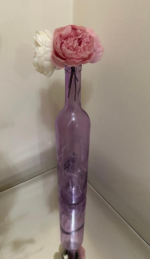 Buy & Sell Shirley Solihull - Photos for Glass bottle with flowers & lights