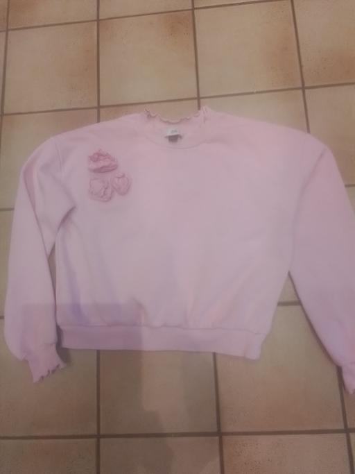 Buy & Sell Streetly Walsall - Photos for RIVER ISLAND GIRLS PINK SWEAT JUMPER