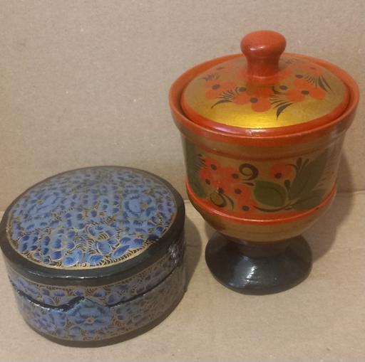 Buy & Sell Thatto Heath Saint Helens - Photos for 2 beautiful papier mache trinket pots