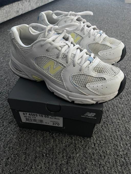 Buy & Sell Sefton Park Liverpool - Photos for New Balance size 4 white & lemon