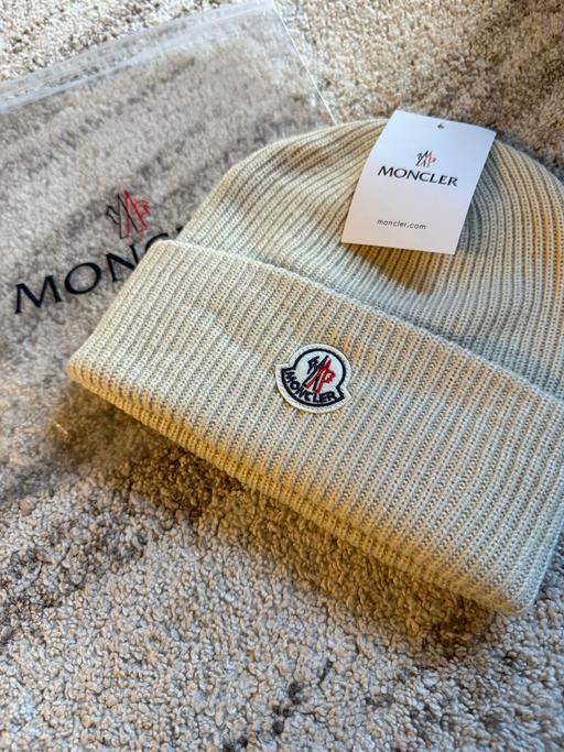 Buy & Sell Farnborough Rushmoor - Photos for Moncler Cream Beanie Hat