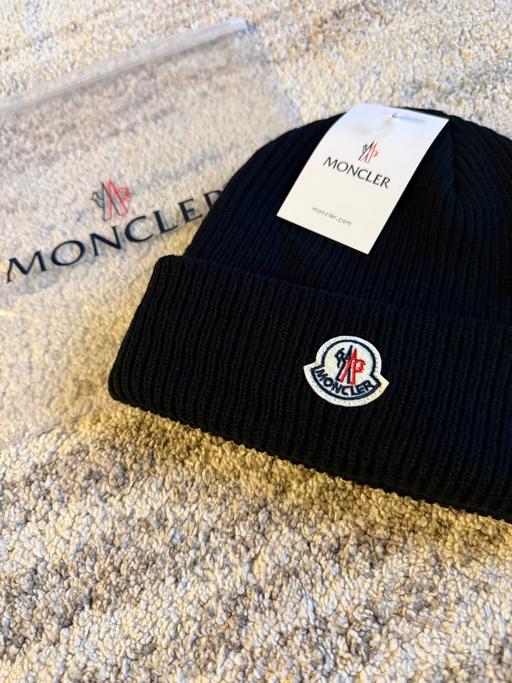 Buy & Sell Farnborough Rushmoor - Photos for Moncler Black Beanie Hat