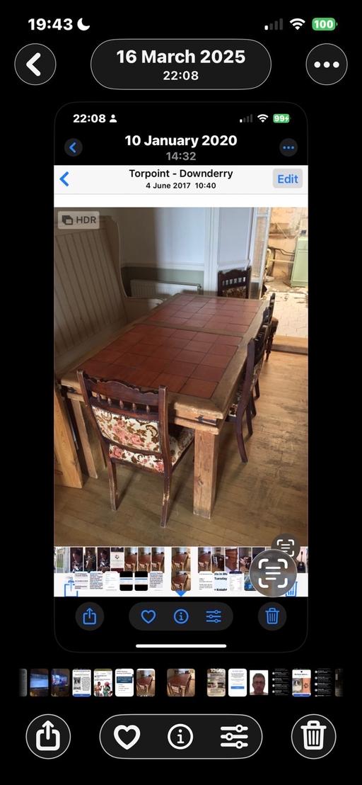 Buy & Sell Moorlands Trading Estate Cornwall - Photos for Table with tiles on top