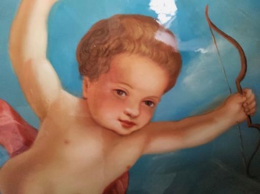 Buy & Sell Gretton North Northamptonshire - Photos for Painted painting cherub cupid