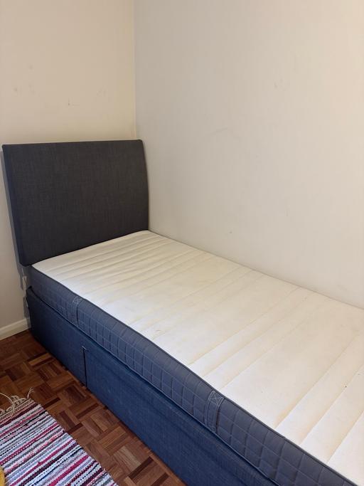 Buy & Sell Greenwich South East London - Photos for IKEA single bed with foam mattress
