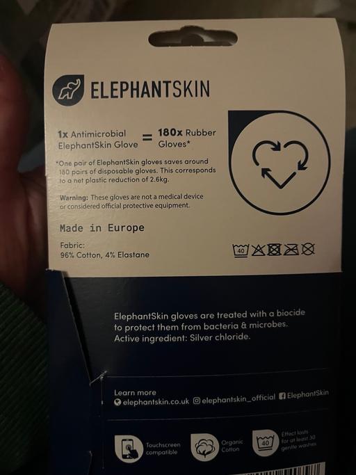 Buy & Sell Wednesfield Wolverhampton - Photos for New cotton organic elephant skin gloves s/m