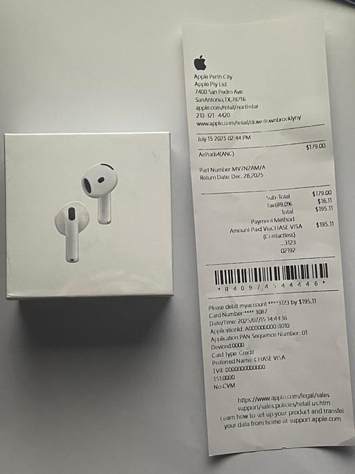 Buy & Sell West Hendon North West London - Photos for Apple AirPods 4th Gen With ANC And Receipt
