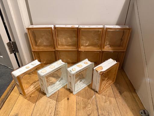 Buy & Sell Maryland East London - Photos for Glass brick. rose/clear. £2.50 each / £15 lot