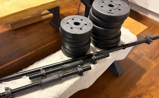 Buy & Sell Stoneycroft Liverpool - Photos for Barbell & dumbell weights set 17.5 kg