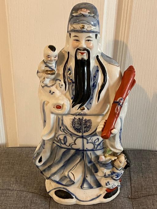 Buy & Sell Yeovil Somerset - Photos for Porcelain Figurine of a God of Prosperit