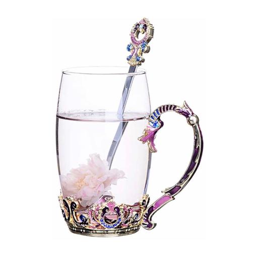 Buy & Sell Nottingham City Centre Nottingham - Photos for Floral Glass Mug (Tall) [Free P&P]