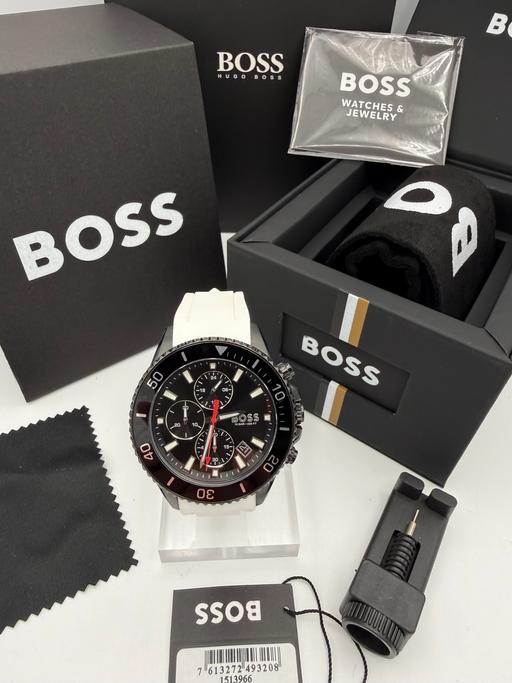 Buy & Sell Mathern Monmouthshire - Wales - Photos for BOSS 1513966 – Black Dial Chronograph 45mm 