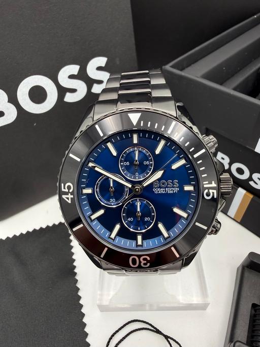 Buy & Sell Mathern Monmouthshire - Wales - Photos for BOSS 1513743 Stainless Steel Mens Chronograph