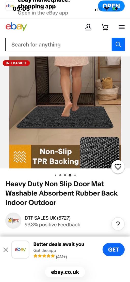 Buy & Sell Wednesfield Wolverhampton - Photos for New door mat 60x90cm