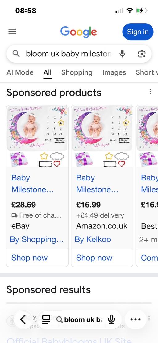 Buy & Sell Wednesfield Wolverhampton - Photos for New sealed baby milestone blanket