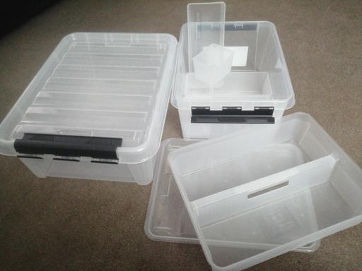 Buy & Sell Heath Town Wolverhampton - Photos for two plastic storage containers