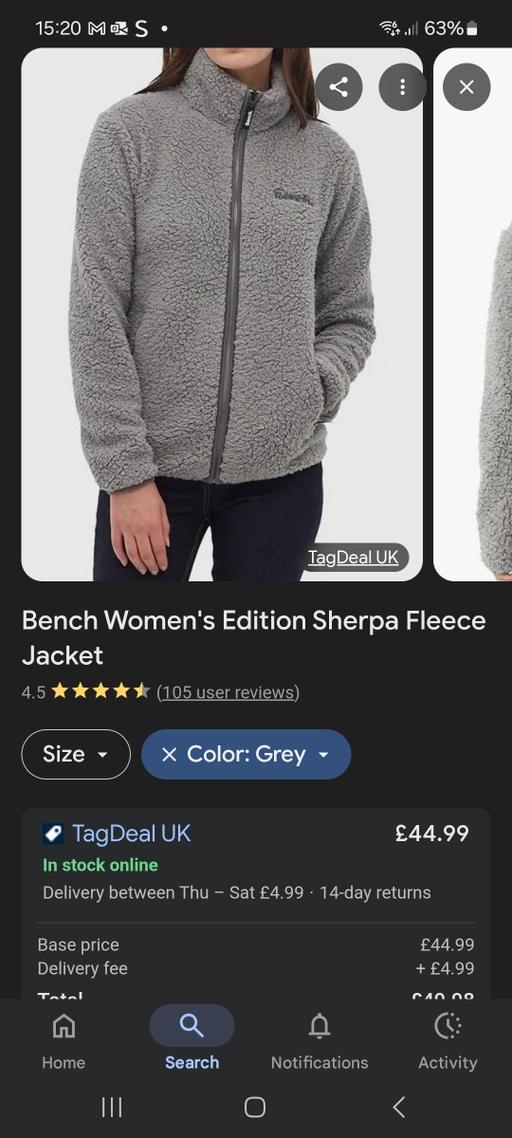 Buy & Sell Stow Heath Wolverhampton - Photos for brand new womens bench fleece jacket
