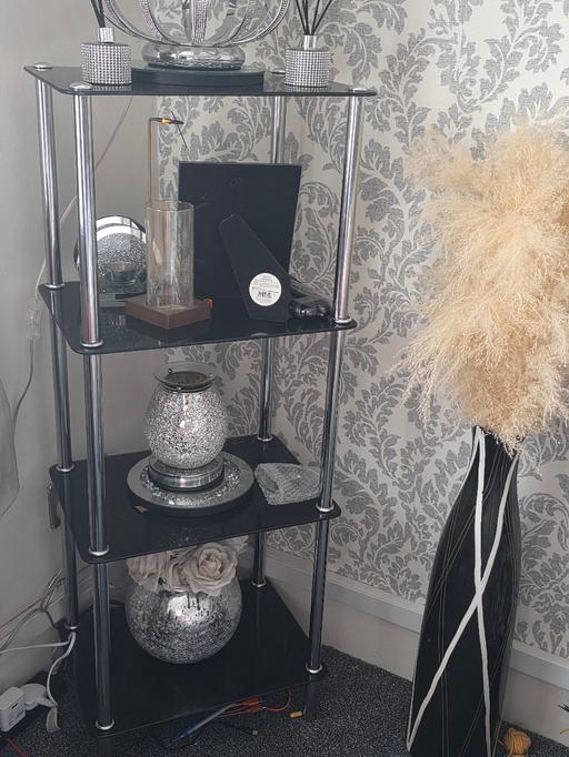 Buy & Sell West Bromwich Sandwell - Photos for 4 Teir Black Tampered Glass Unit3 teir