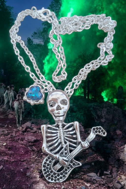 Buy & Sell Sirhowy Blaenau Gwent - Photos for Silver necklace skeleton pendant new