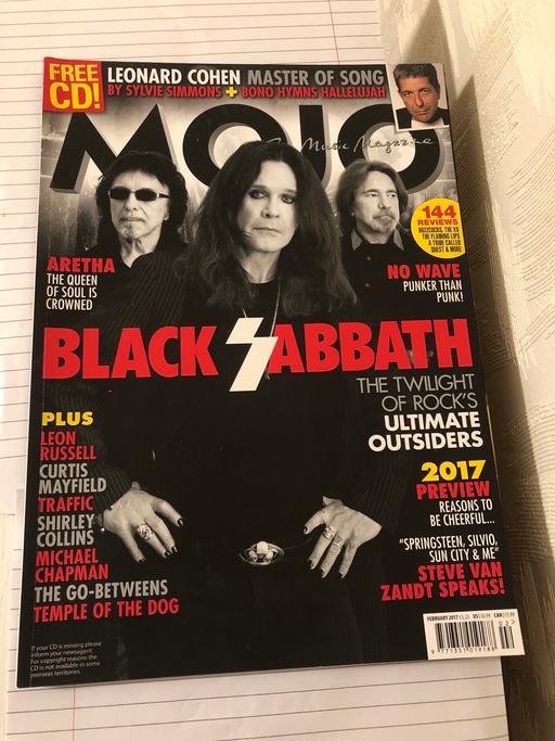 Buy & Sell Bamber Bridge South Ribble - Photos for Mojo Magazine - Black Sabbath - Issue 279