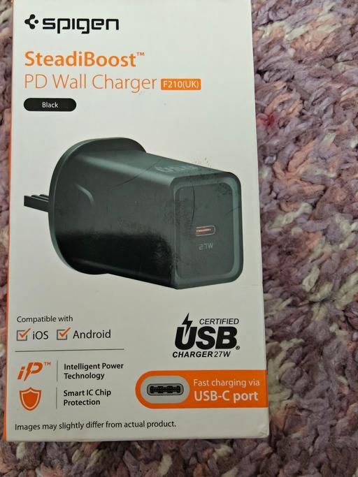 Buy & Sell Belmont North West London - Photos for Spigen SteadiBoost 27W USB-C PD Fast Wall Cha