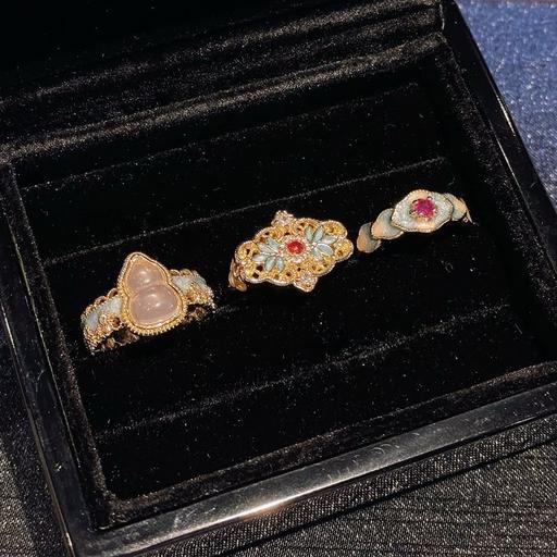 Buy & Sell Clapham Junction South West London - Photos for New Chinese enamel style ring set