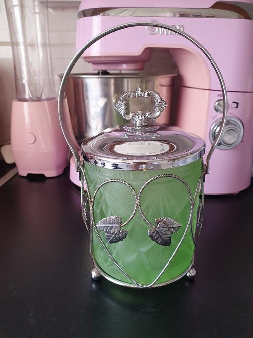 Buy & Sell Upper Gornal Dudley - Photos for vintage glass ice bucket/ biscuit/ sweet