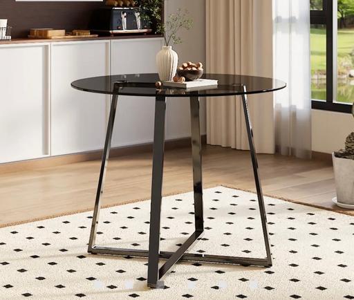 Buy & Sell South Quay East London - Photos for Made.com glass dining table for 2