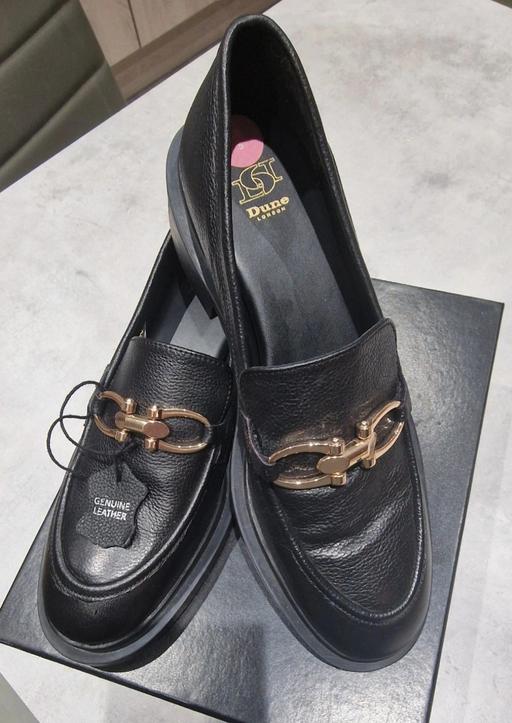 Buy & Sell Bishopbriggs Glasgow - Photos for Dune London Black Leather Platform Loafers -