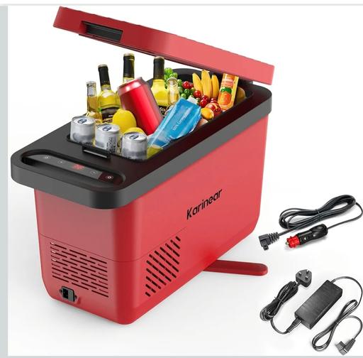 Buy & Sell Stamford Hill North London - Photos for Karinear Car Fridge Red，12v Camping Fridg