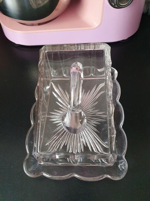 Buy & Sell Upper Gornal Dudley - Photos for vintage glass butter/cheese dish
