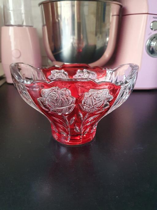 Buy & Sell Upper Gornal Dudley - Photos for red glass crystal bowl