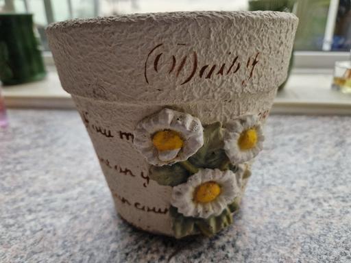 Buy & Sell Grassmoor North East Derbyshire - Photos for medium pot decorated pot