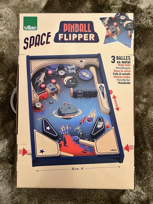 Buy & Sell Pelsall Walsall - Photos for Vilac Space Wooden Pinball Flipper Game
