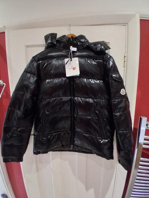 Buy & Sell Saint Leonards-on-Sea Hastings - Photos for Black Moncler Coat New Shiny Black 2XL