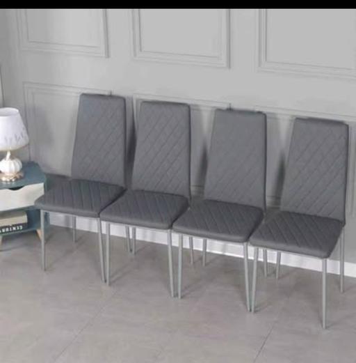 Buy & Sell Camp Hill Birmingham - Photos for Set Of 4 Diamond Dining Chairs Metal Legs Hig