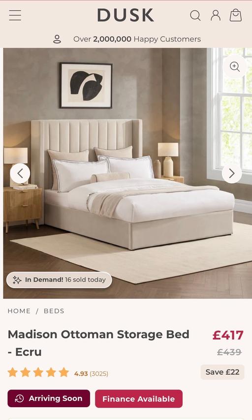 Buy & Sell Manchester Airport Manchester - Photos for King Size Ottoman Storage Bed